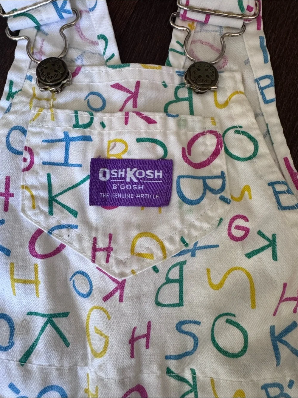 Vintage OshKosh ABC Overalls